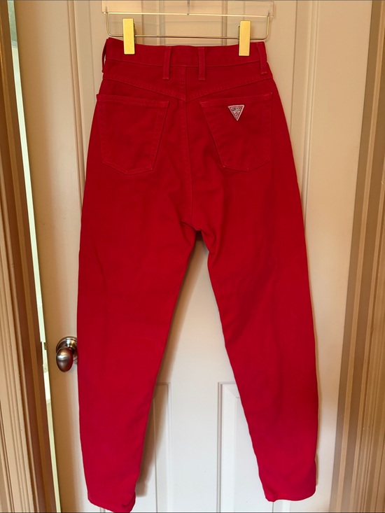 Guess Denim - Vintage Guess Red High-Waist Jeans